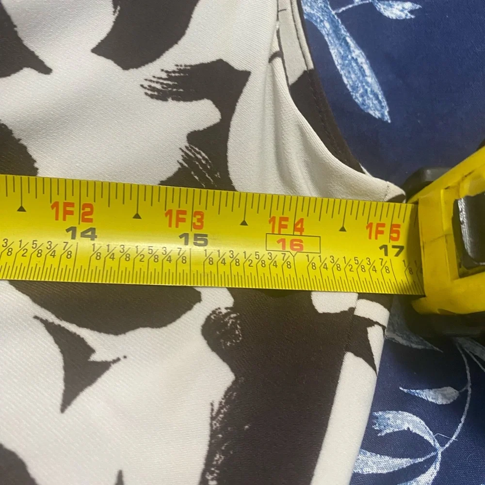 Lauren Ralph Lauren Body Con Dress Brown and Beige Size 4 - Picture 10 of 13